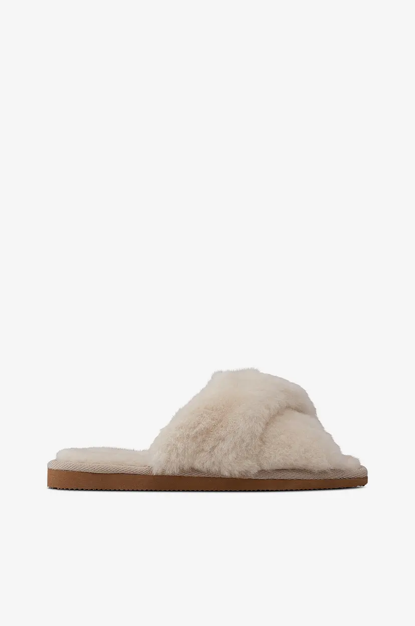 Shepherd of Sweden Saueskinnstøffel Lovisa - Beige