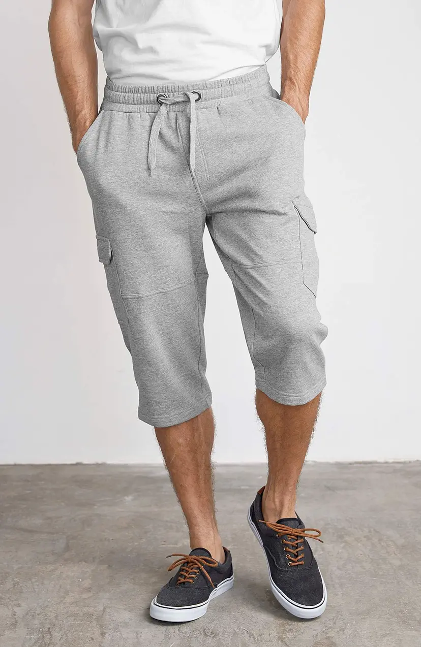 Cellbes of Sweden Lang sweatshirt-shorts med cargolommer
