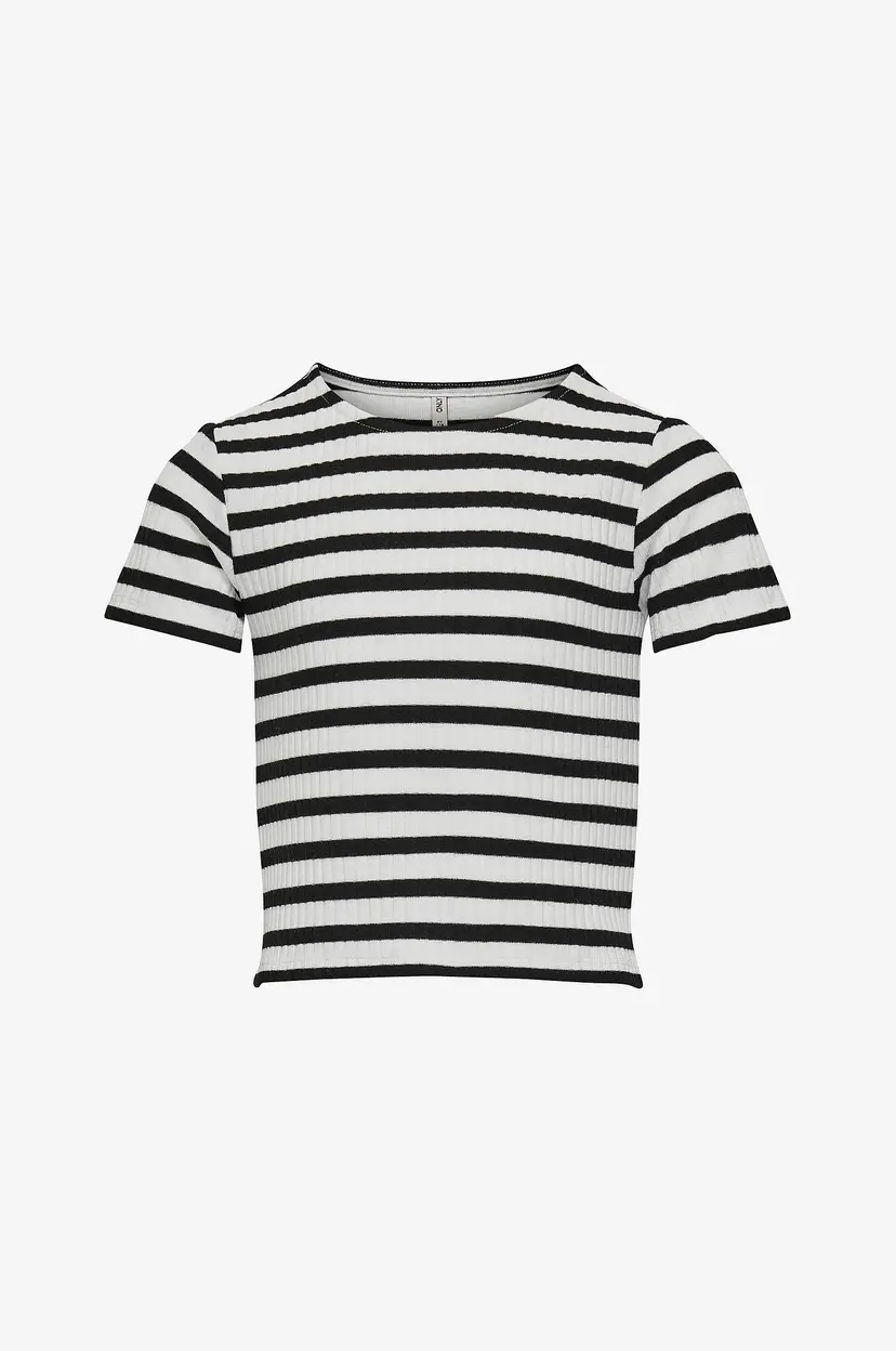 Kids Only Topp kogNella S/s Striped Top Jrs - Hvit