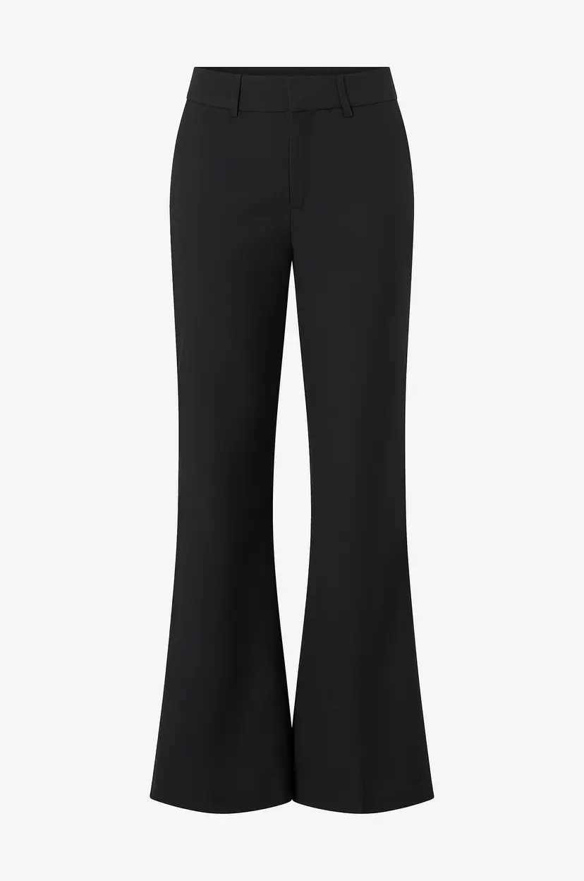 Gina Tricot Dressbukser Iconic Relaxed Bootcut - Svart
