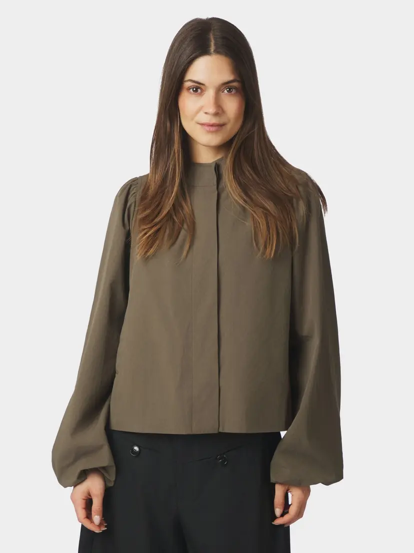 Neo Noir Tirsa Twill Jacket Dark Brown - XS