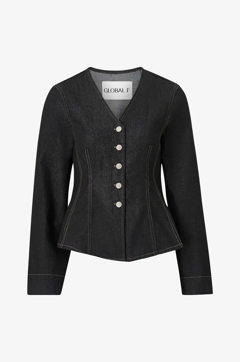 Global F Denim jakke gKayan - Blå