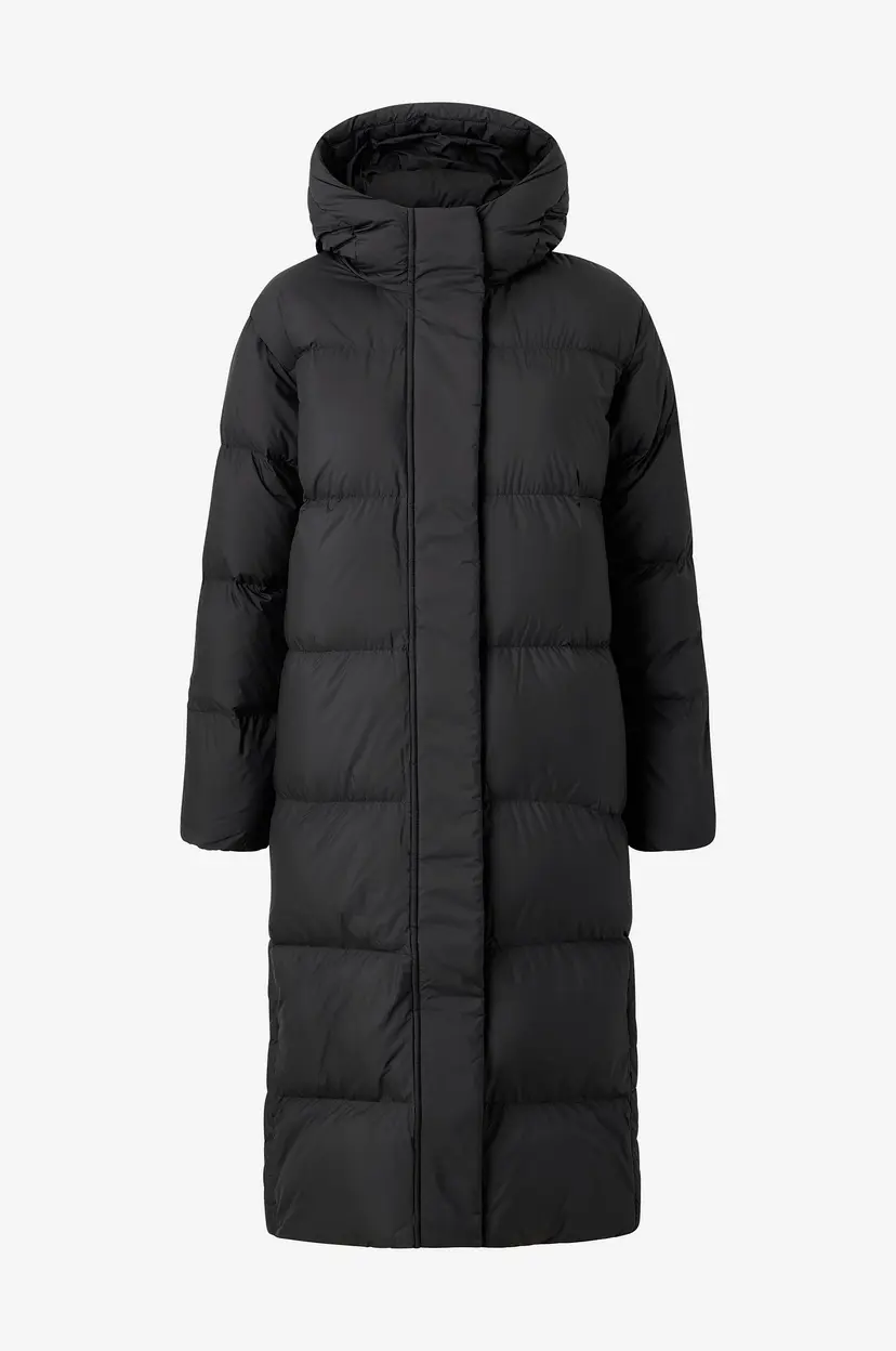 Tommy Hilfiger Dunfrakk Modern Down Reg - Svart