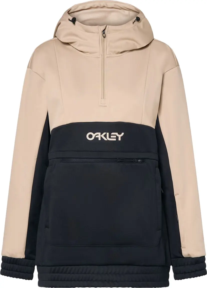 Oakley Oakley Women's Tnp Nose Grab Softshell Hoodie Humus/blackout