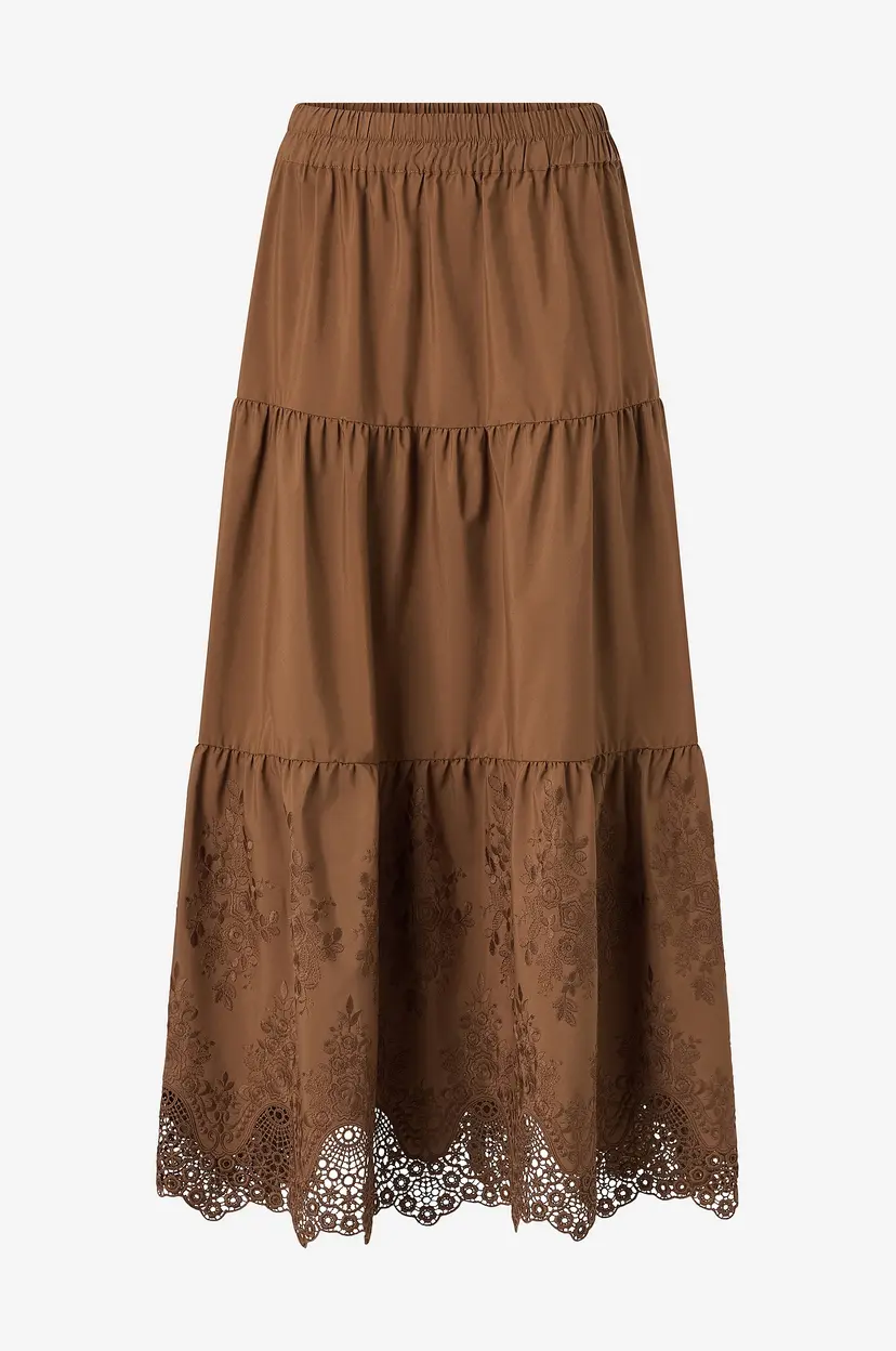 Soyaconcept Maxi skjørt sc-Netti 135 - Brun