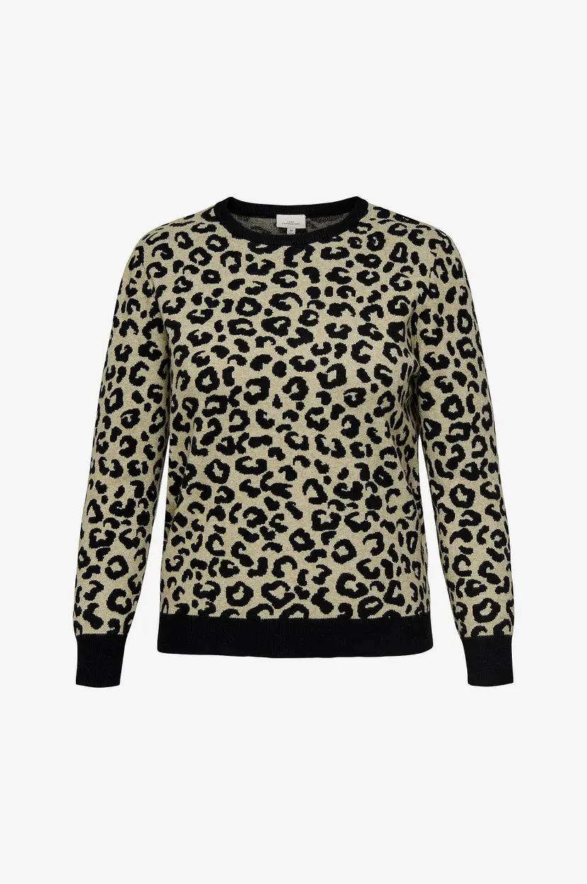 Only Carmakoma Pullover Caribi JQ LS O-neck Knt - Svart