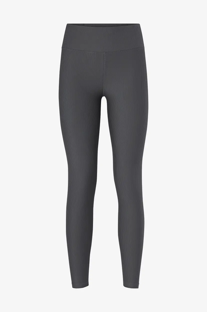 Rohnisch Treningstights Ribbed R HW Tights - Svart