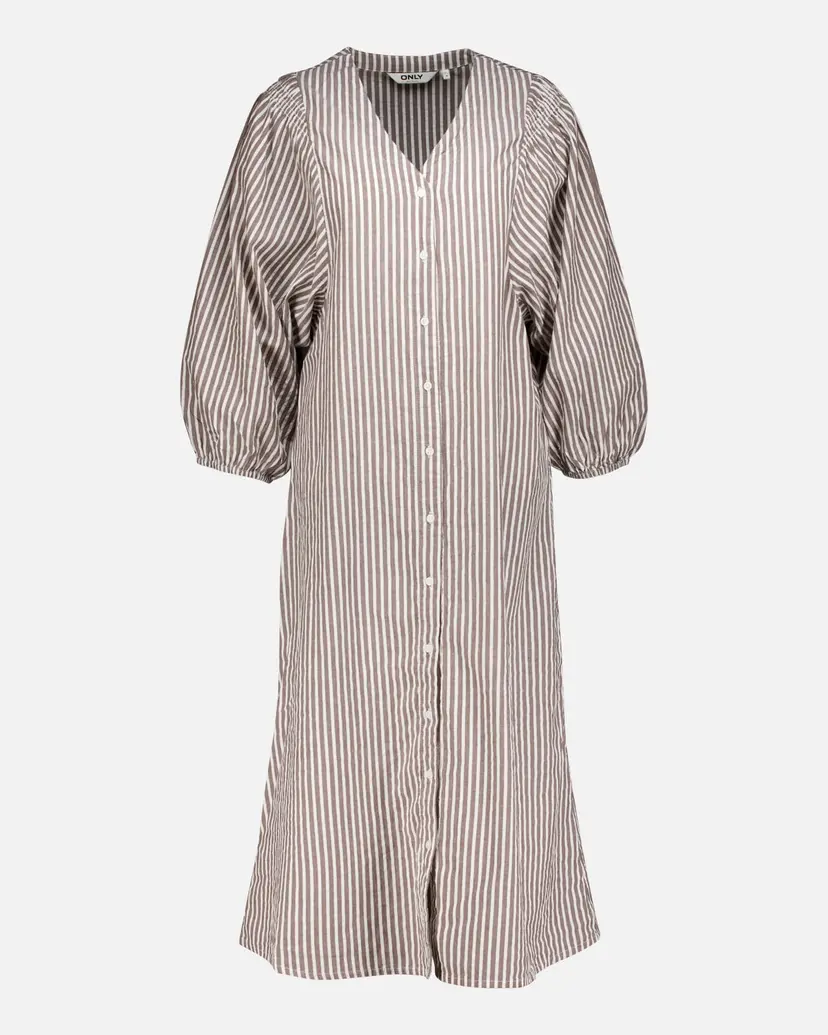 ONLY Midikjole Rolly Stripe