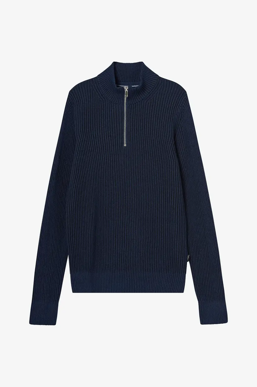 Jack & Jones Junior Genser jprBlaliam Knit Half Zip BF Jnr - Blå