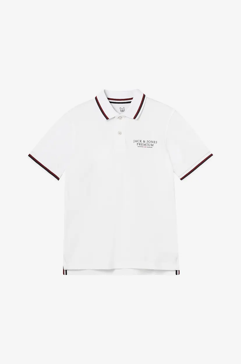 Jack & Jones Junior T-skjorte jprBluarchie SS Polo SG Jnr - Hvit