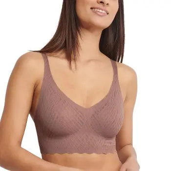 Sloggi Sloggi BH ZERO Feel Bliss Bralette Brun X-Small Dame
