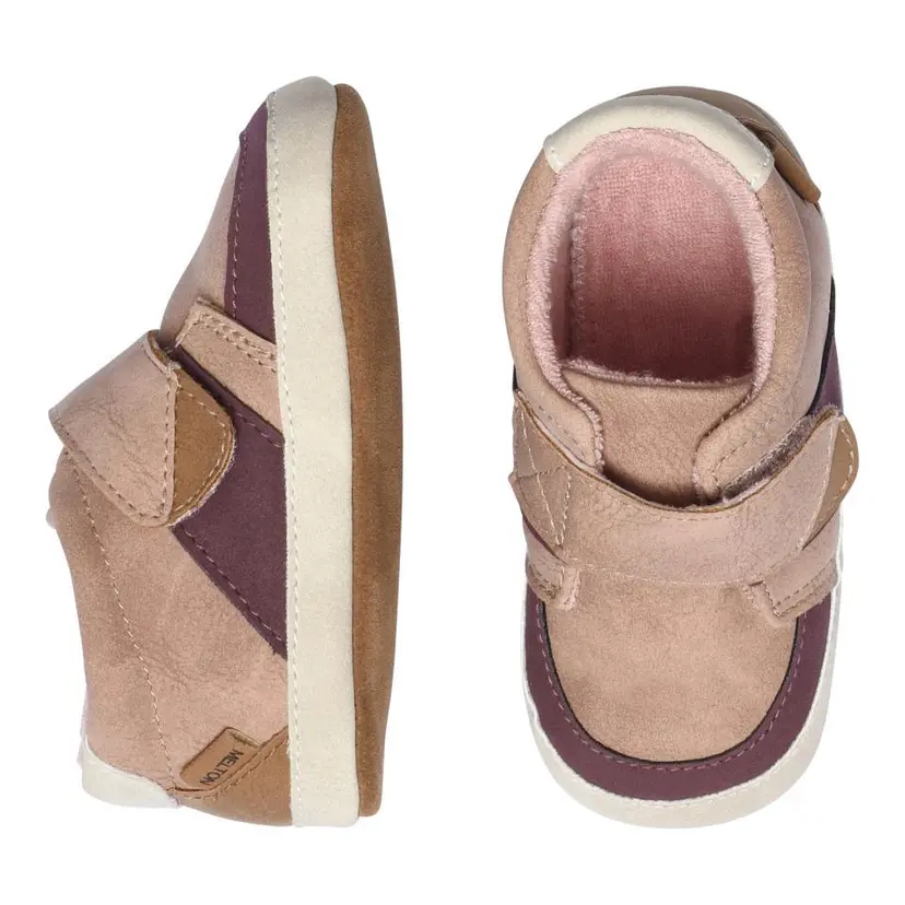 Melton Tøfler "Sneaker" Café Au Lait