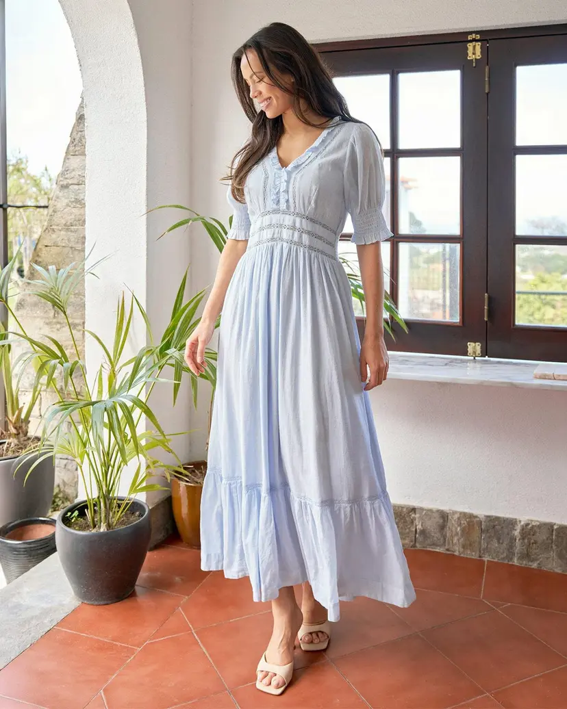 Neo Noir Midikjole Alvina S Voile
