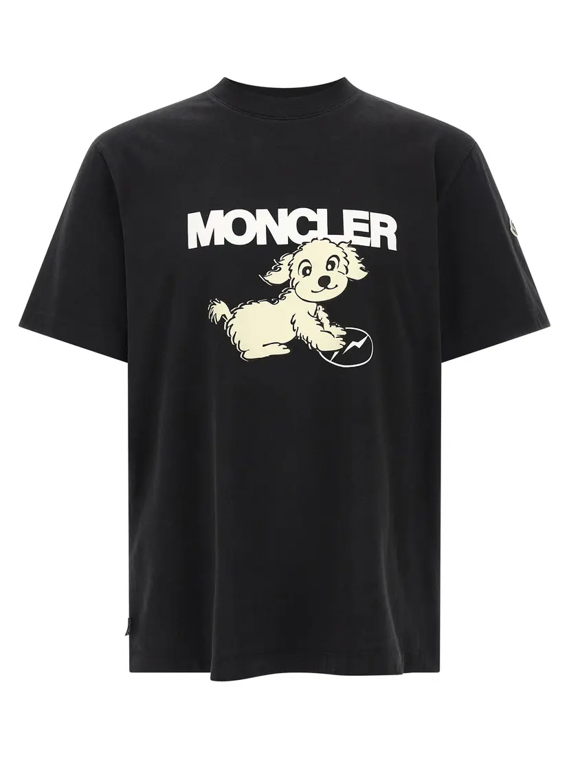 Moncler Moncler T-skjorter – Svart
