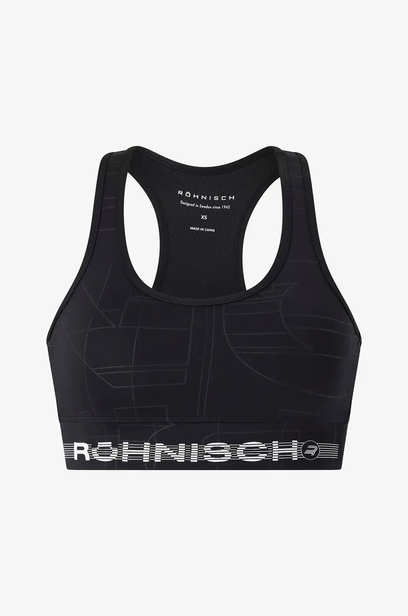 Rohnisch Sports-BH Emblem Racerback Sportsbra - Svart