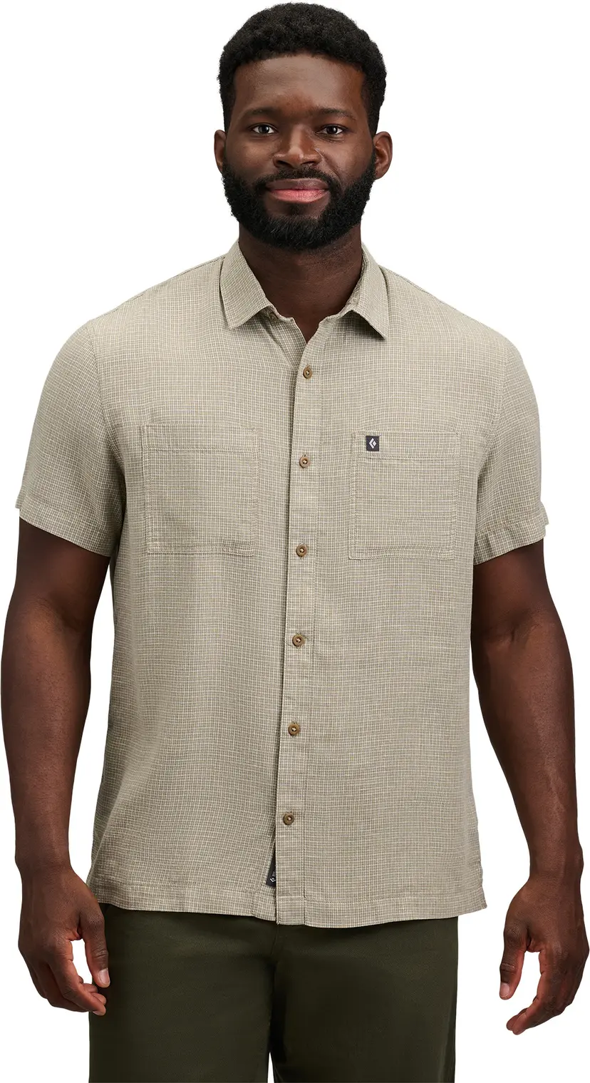 Black Diamond Black Diamond Men's Scenic Route Ss Shirt Pine Smoke-chalk