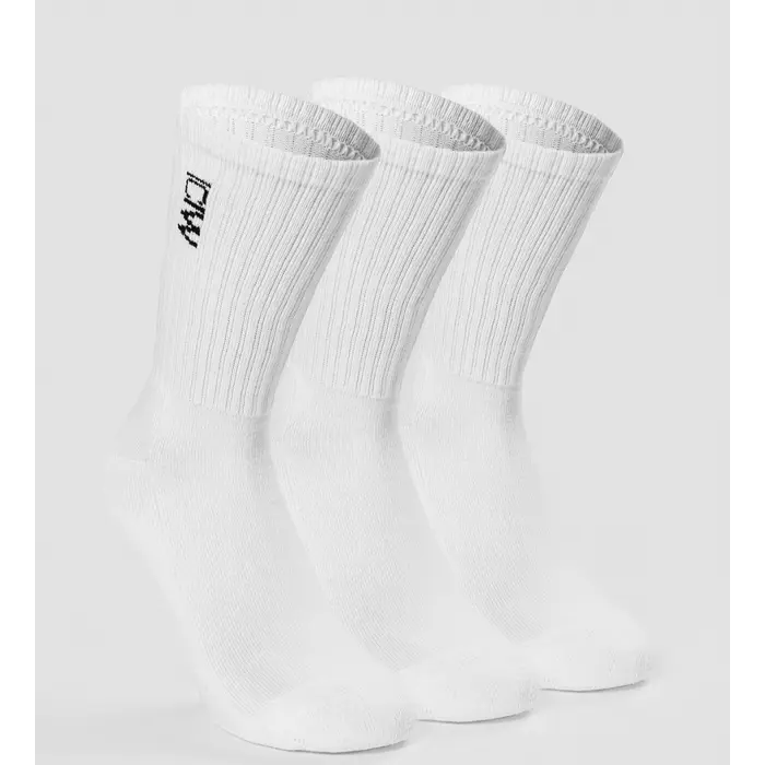 ICANIWILL Training Socks 3-pack, White