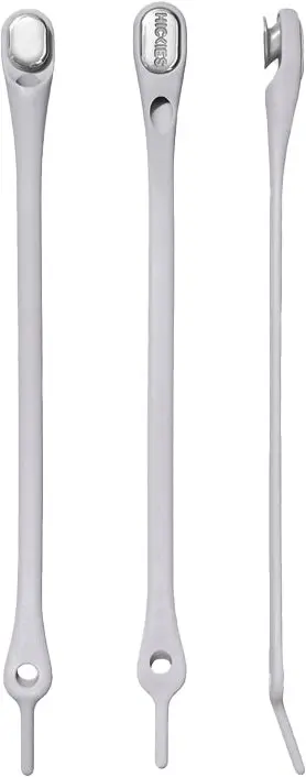 Hickies Hickies No Tie Laces 2.0 - Metal Silver