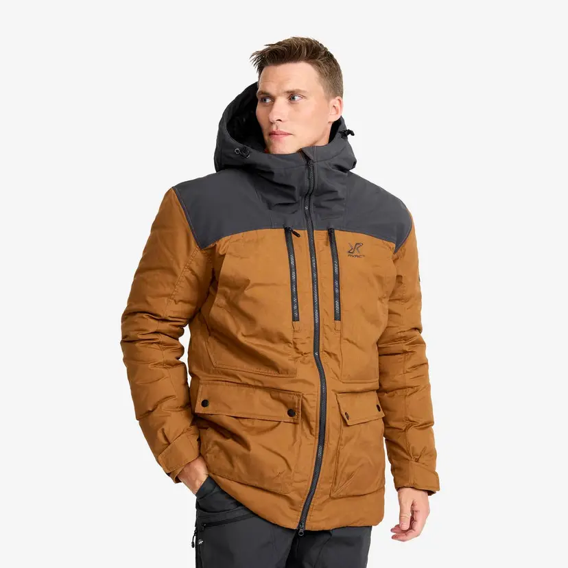 RevolutionRace Outdoor Parka Herre Rubber