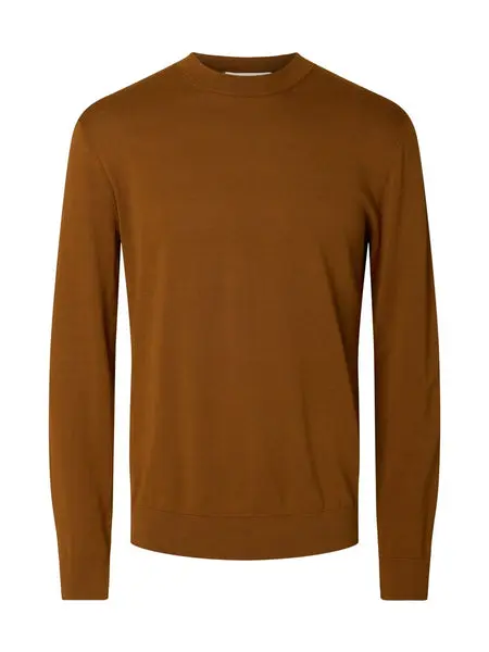 SELECTED Slmtorino LS Knit Reg Crew Neck