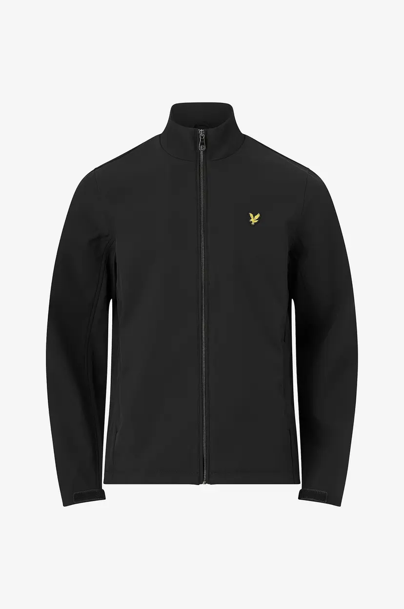Lyle & Scott Jakke Mesh Back Softshell Funnel Neck - Svart