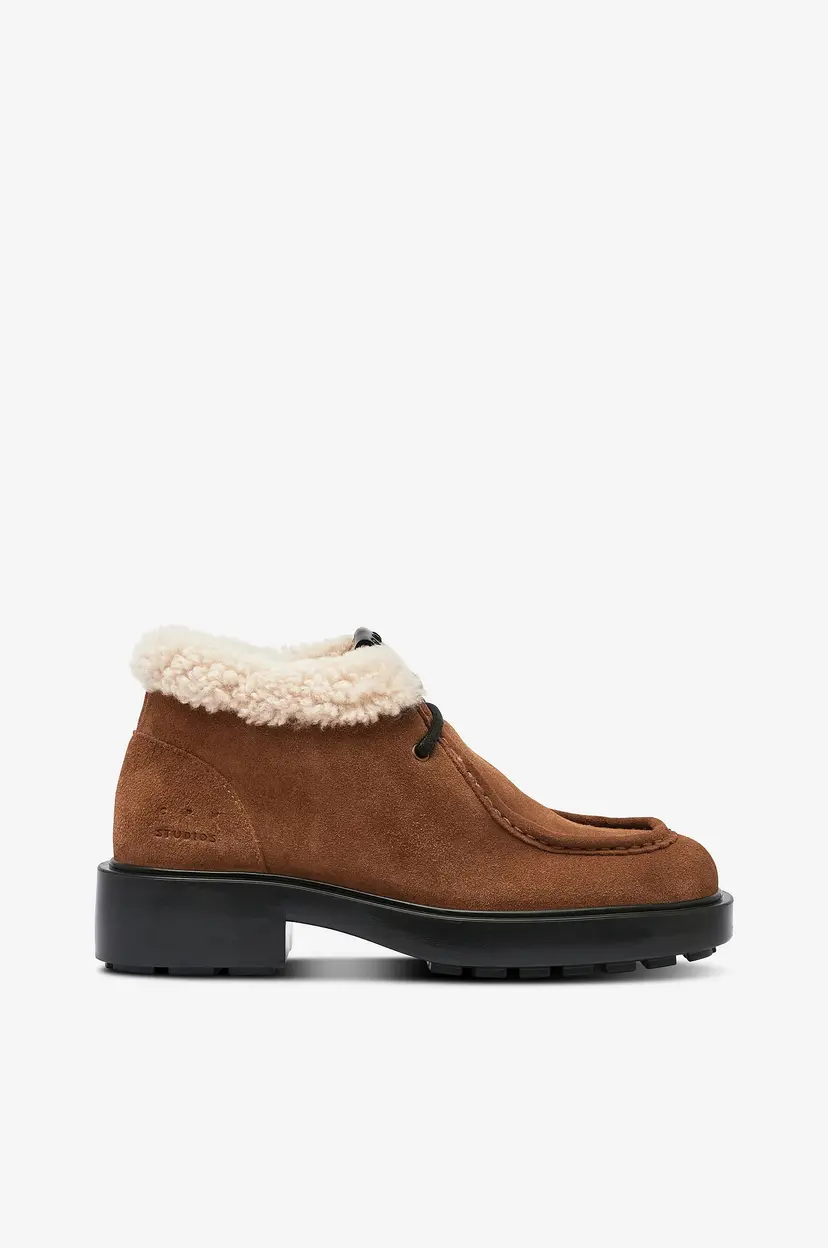 Copenhagen Studios Boots Cph447 Suede Teddy - Brun