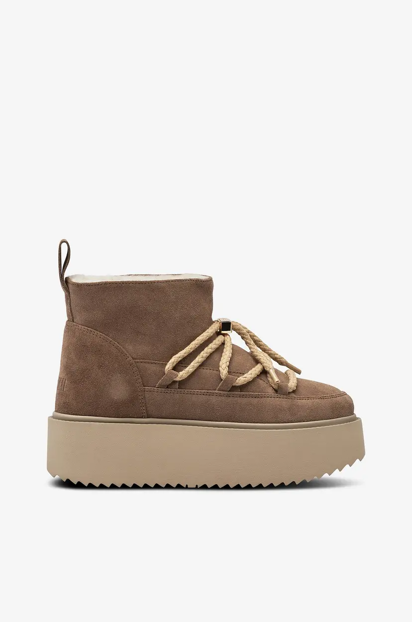 Inuikii Joggesko Classic Low Platform - Beige