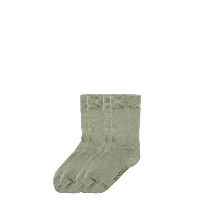 Devold Devold - Daily Merino Light Sokk 2-pack Barn - Size 25-27 - Grønn
