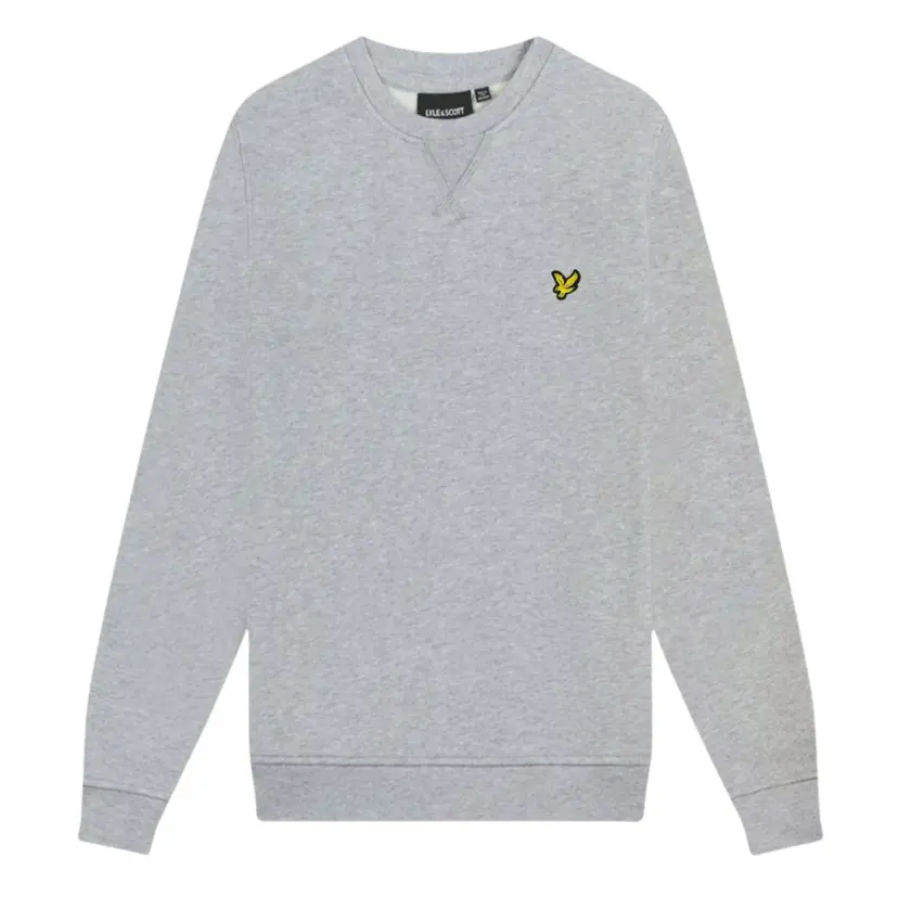 Lyle & Scott Lyle & Scott - Genser Crew Neck Light Grey Marl