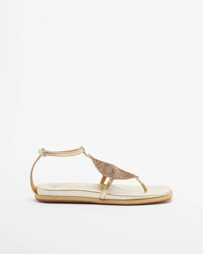 Gloss Gloss 4M001-3 Golden Flat sandals