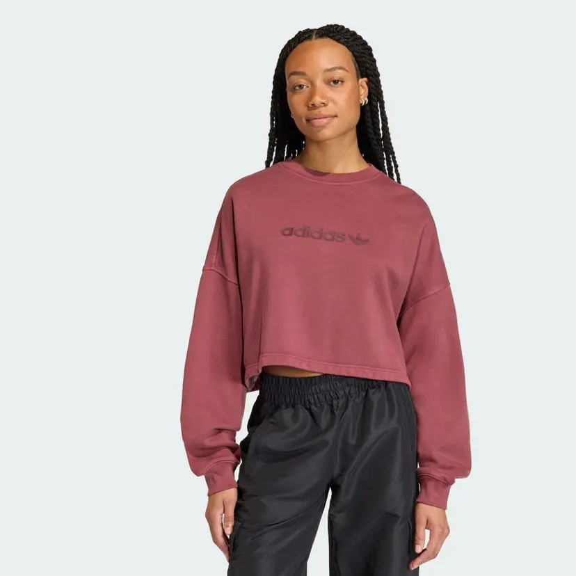 Adidas ESSENTIALS LINEAR CROPPED GENSER