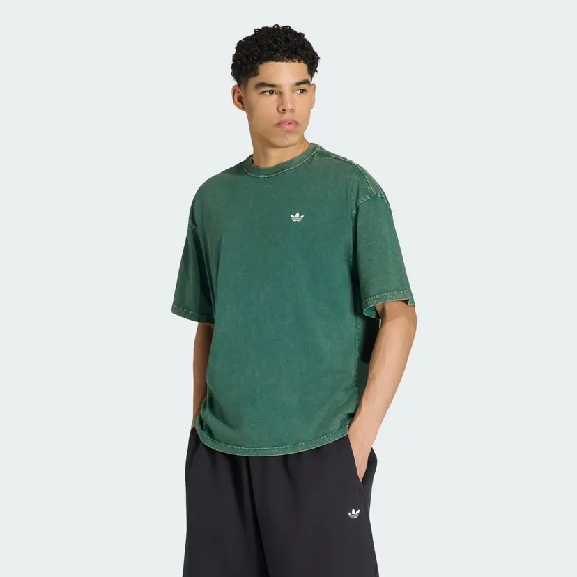 Adidas TREFOIL ESSENTIALS WASHED LOOSE DROPPED SHOULDER T-Shirt
