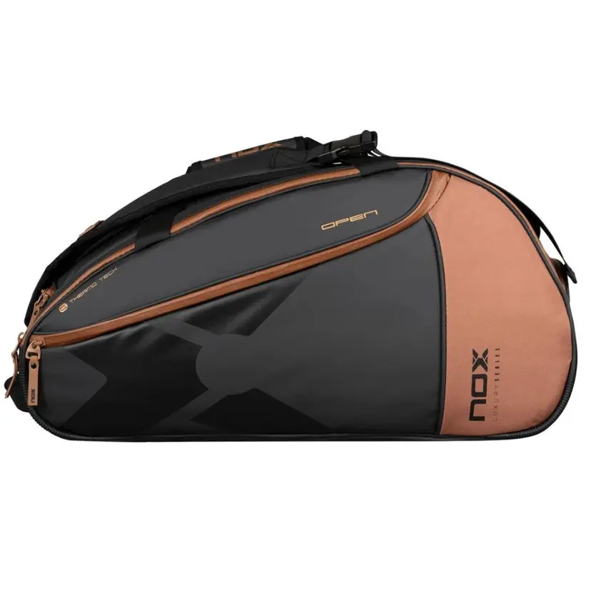 Nox Nox Luxury Open Series Padeltaske (Black/Brown)