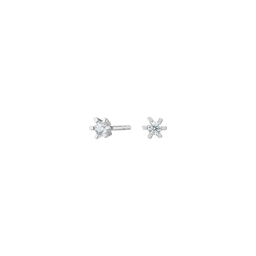 Herman Siersbøl Herman Siersbøl Øreringe - Nordahl - Sølv ørestik med sten 3mm - 30161630900