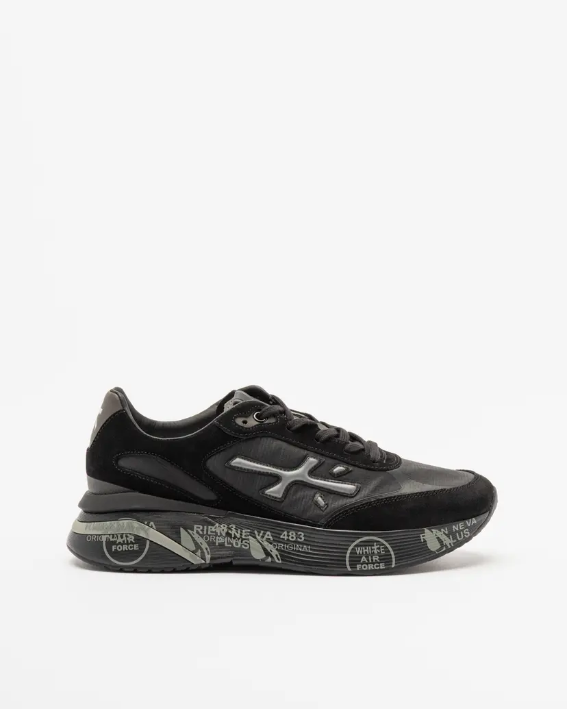 Premiata Premiata Moerun 6445 Black Sneakers