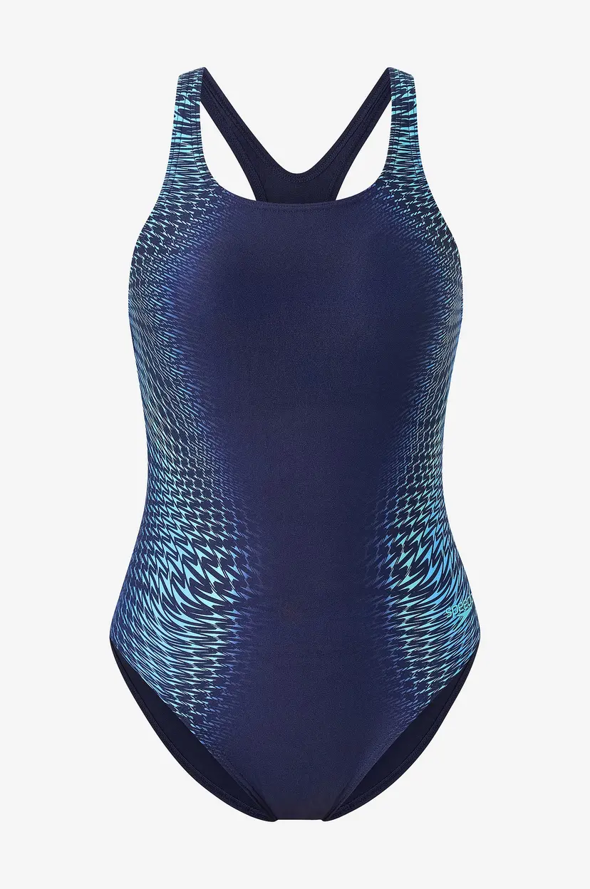 Speedo Badedrakt Womens Digital Printed Medalist 1 Pc - Blå