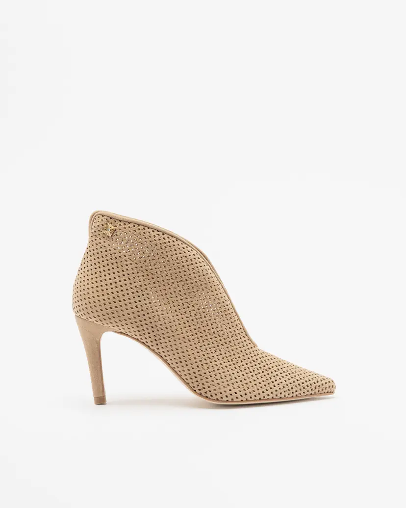 PROF PROF 9340VZ Beige Ankle Boots