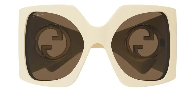 Gucci GG1255S solbriller, hvit