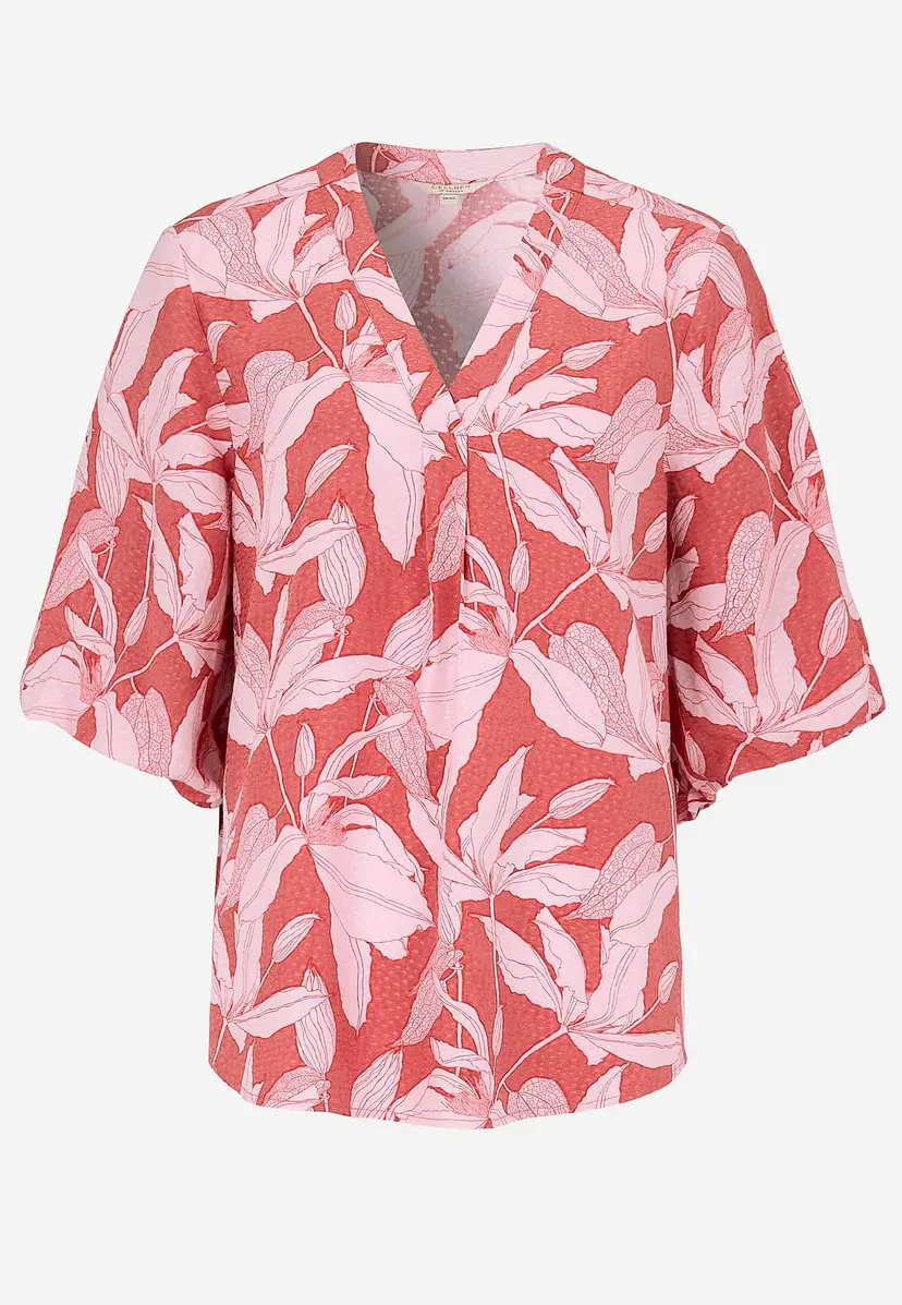 Cellbes of Sweden Vevet bluse med pufferme