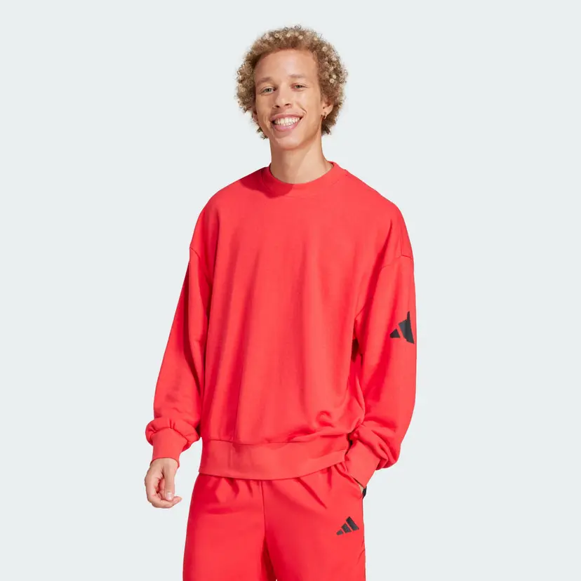 Adidas Essentials Loose Fit 3 Bar Logo Genser