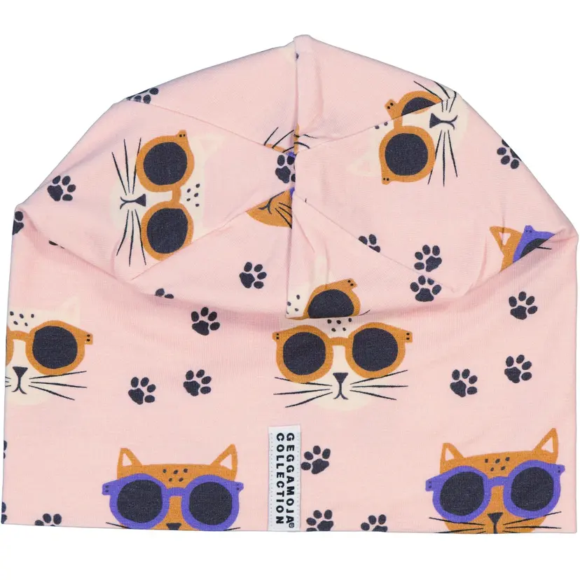 Geggamoja Mössa Bambu Cool Cats Rosa - L 6 år  - vuxen