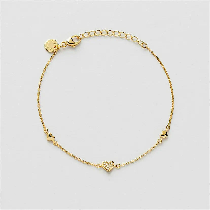 Bling Heart Armbånd