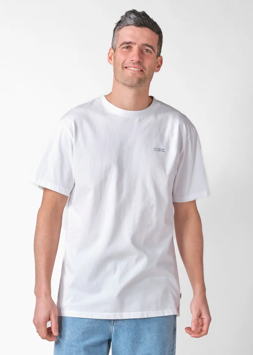 Klitmøller Collective ApS Frank tee OCS - White