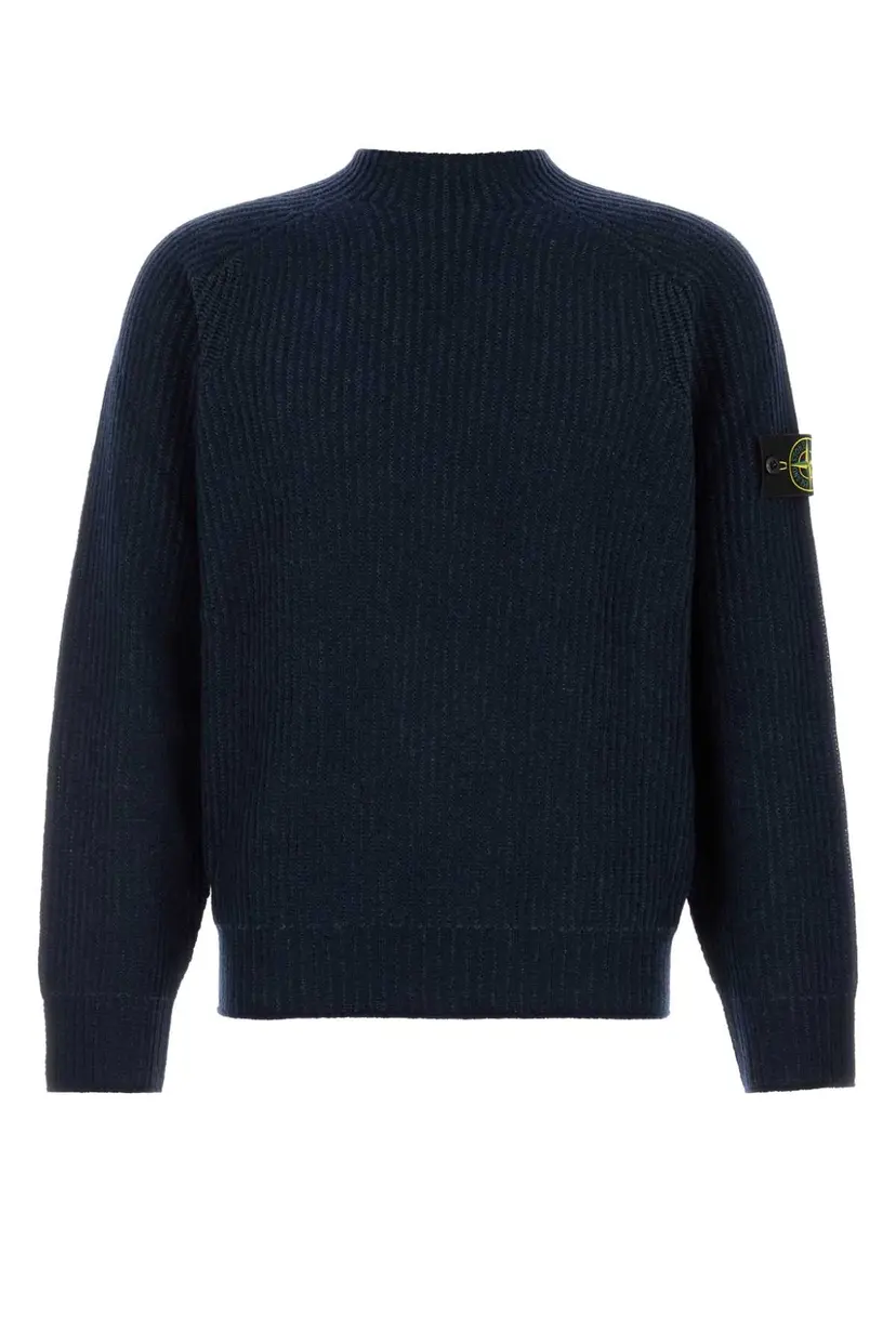 Stone Island Stone Island Strikkegensere – Blå