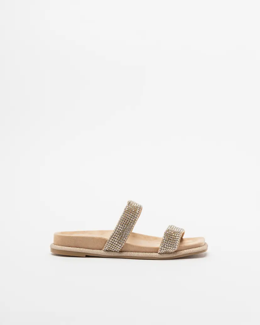 Gloss Gloss 53N047-83 Golden Slide sandals