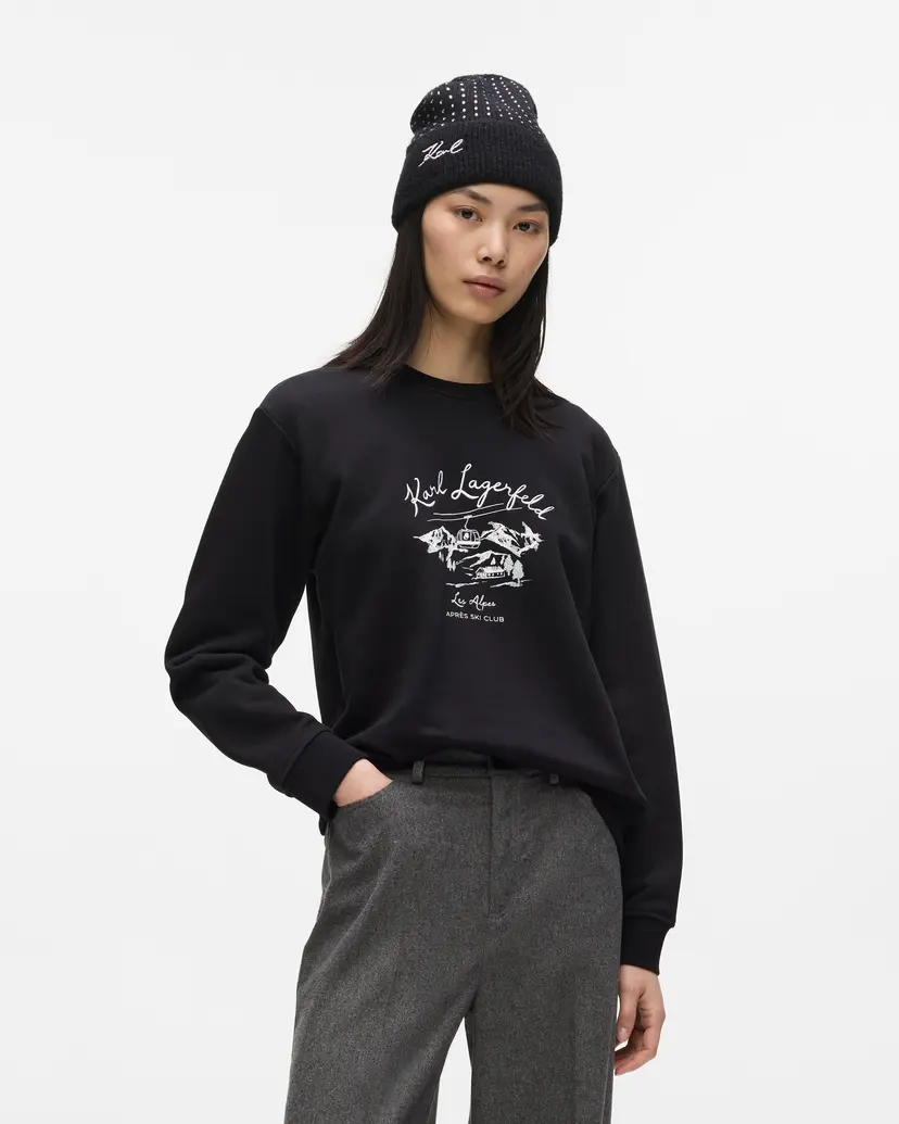 Karl Lagerfeld Karl Lagerfeld B4W20008 Black Sweatshirt