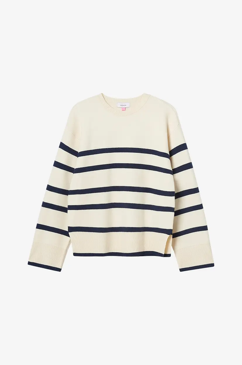 Vero Moda Girl Genser vmSaba LS O-neckPullover GA Girl - Hvit