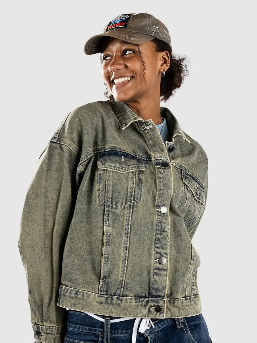Empyre Empyre Trucker Denimjakke grønn