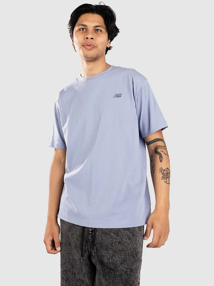New Balance New Balance Athletics Cotton T-skjorte blå