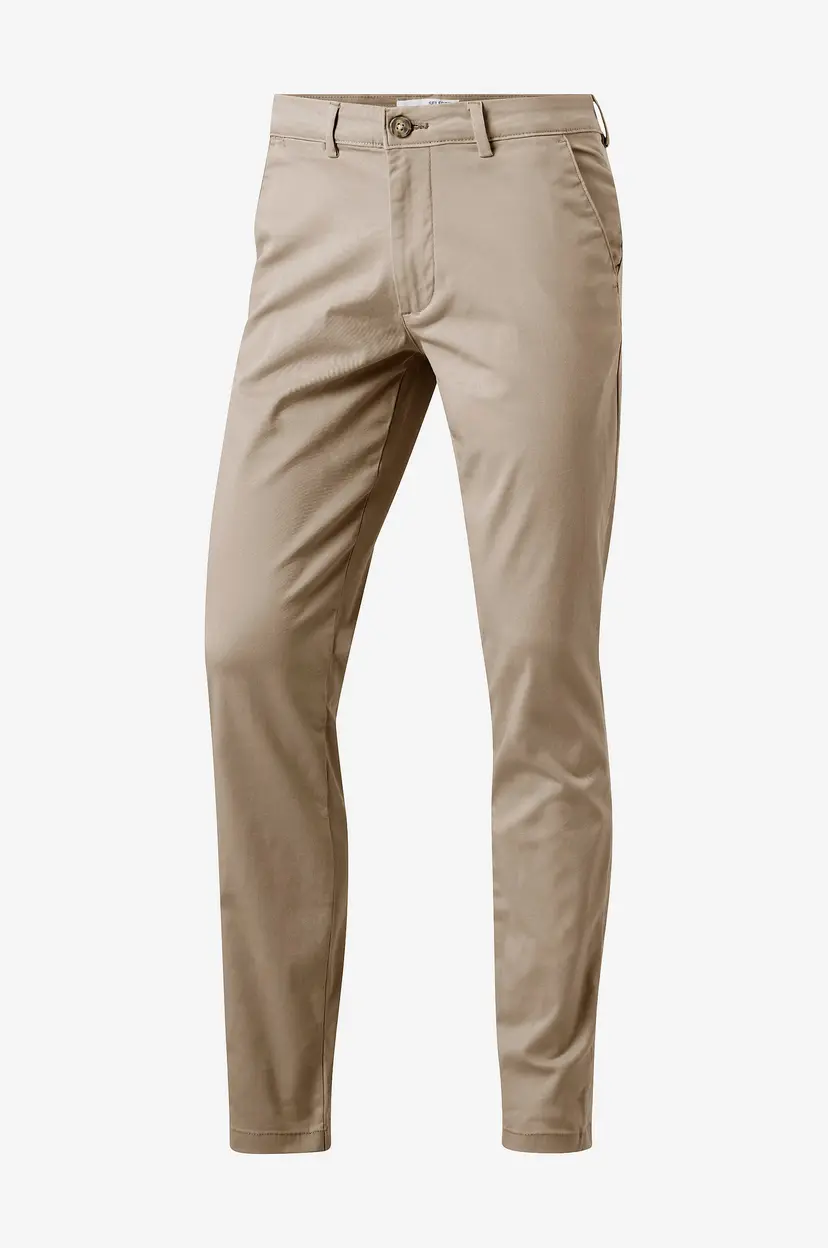 Selected Men Bukser slhSlim-New Miles 175 Flex Pants W - Grå